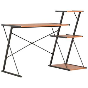 vidaXL &Gamma;&rho;&alpha;&phi;&epsilon;ί&omicron; &mu;&epsilon; &Rho;ά&phi;&iota;&alpha; &Mu;&alpha;ύ&rho;&omicron; / &Kappa;&alpha;&phi;έ 116 x 50 x 93 &epsilon;&kappa;.