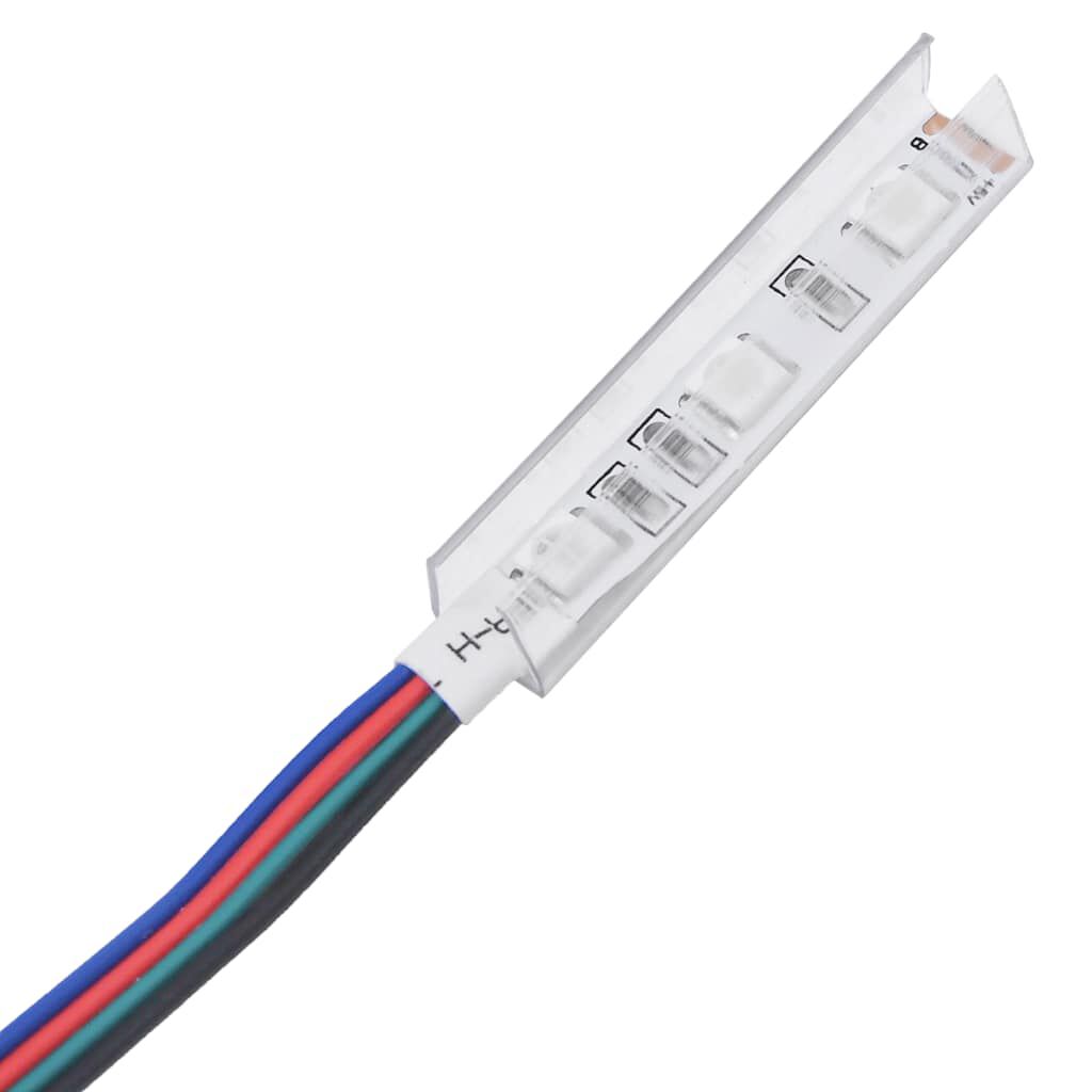 vidaXL Έπιπλο Τηλεόρασης με LED Λευκό 140x40x35,5 εκ.