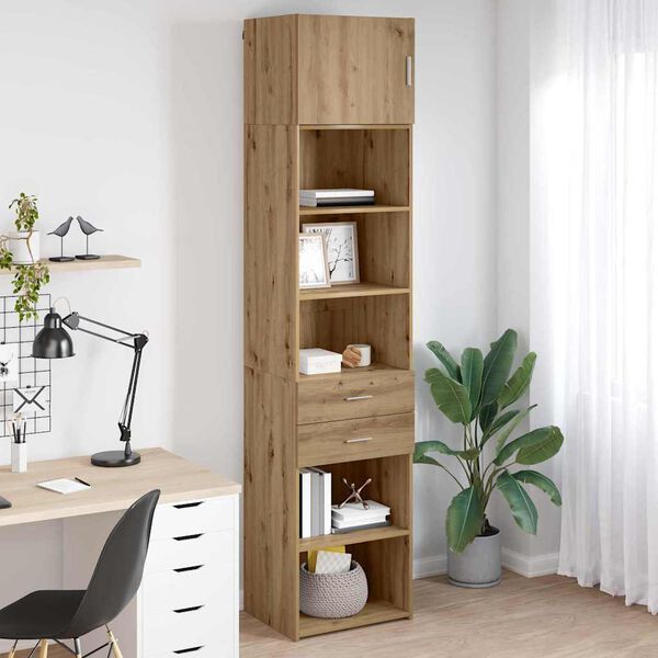 vidaXL Highboard Artisan Oak 50 x 42,5 x 225 &epsilon;&kappa; &Epsilon;&pi;&epsilon;&xi;&epsilon;&rho;&gamma;&alpha;&sigma;&mu;έ&nu;&omicron; &xi;ύ&lambda;&omicron;