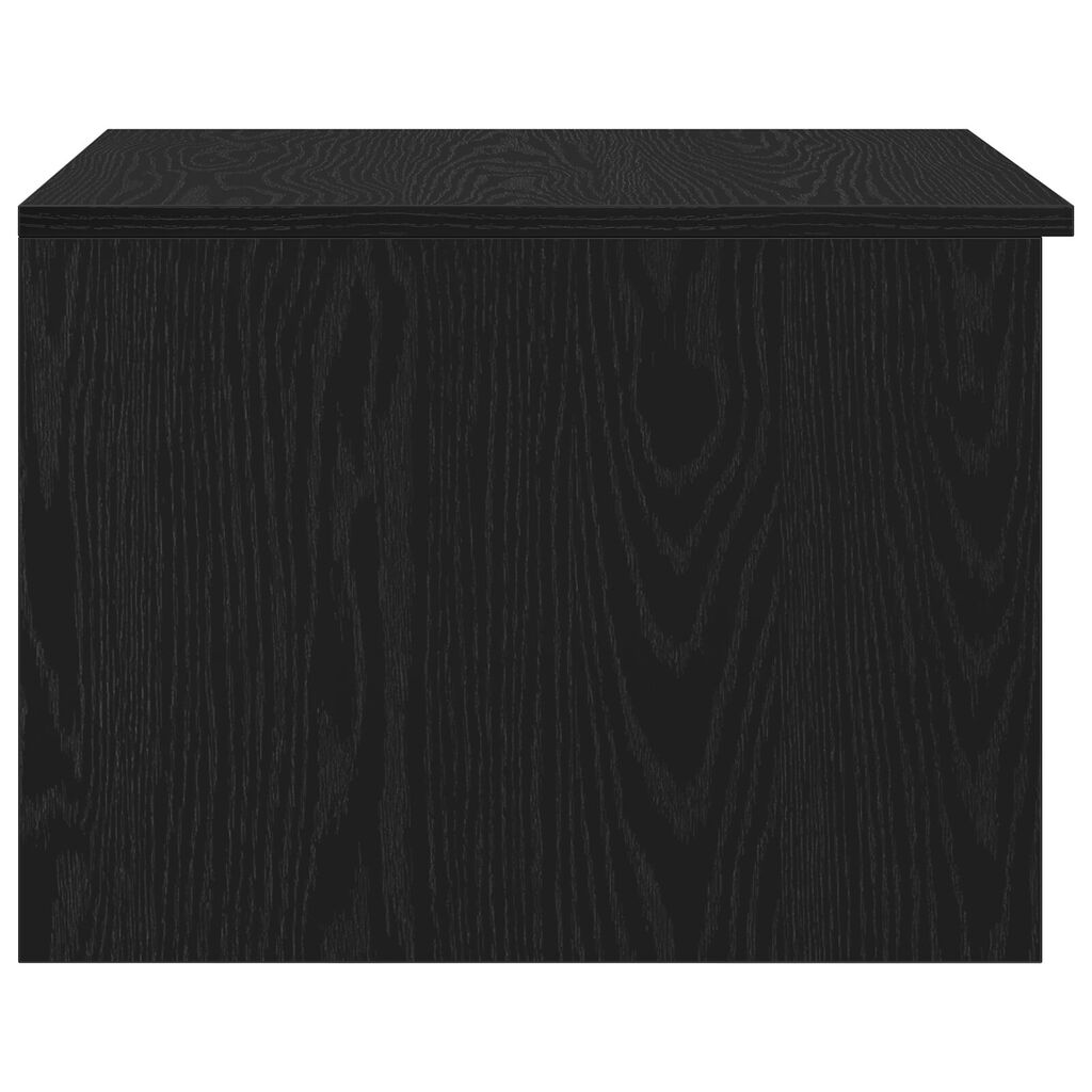 vidaXL Τραπέζι καφέ Μαύρο Δρυς 50x50x36 εκ Επεξεργασμένου Ξύλου