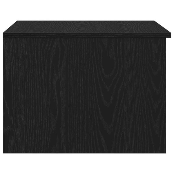 vidaXL Τραπεζάκι σαλονιού with Drawer Μαύρη δρυς 50 x 50 x 36 εκ.