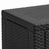 Keter Σκαμπό με Αποθηκευτικό Χώρο Cube Χρώμα Γραφίτης