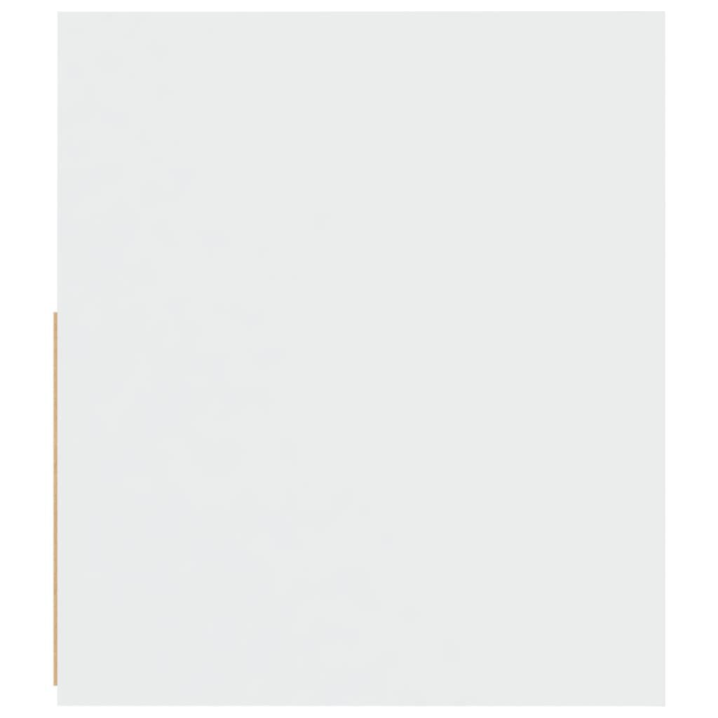 vidaXL Κομοδίνα με LED 2 τεμ. Λευκό 60 x 35 x 40 εκ.