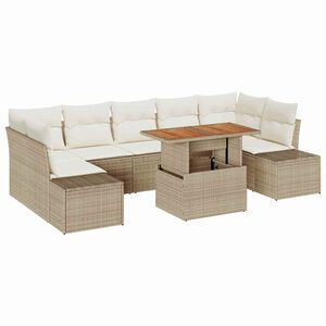 vidaXL &Sigma;έ&tau; &phi;&alpha;&gamma;&eta;&tau;&omicron;ύ &gamma;&iota;&alpha; &kappa;ή&pi;&omicron; &mu;&epsilon; &mu;&alpha;&xi;&iota;&lambda;ά&rho;&iota; 8 pcs &Mu;&pi;&epsilon;&zeta; &kappa;&alpha;&iota; &Kappa;&rho;έ&mu;&alpha;