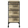 vidaXL Τρόλεϊ Κουζίνας Sonoma Δρυς 87,5x38,5x84,5 εκ. Επεξ. Ξύλο