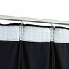 vidaXL Κουρτίνα Συσκότισης με Γάντζους Μαύρη 290 x 245 εκ. Βελούδο