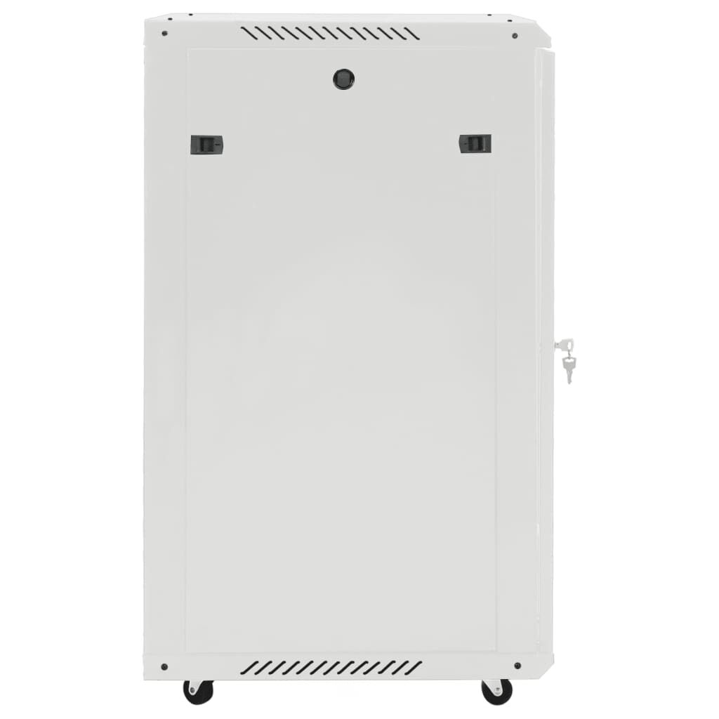 vidaXL Καμπίνα Δικτύου με Περιστ. Πόδια 18U 19" IP20 60x60x100 εκ.