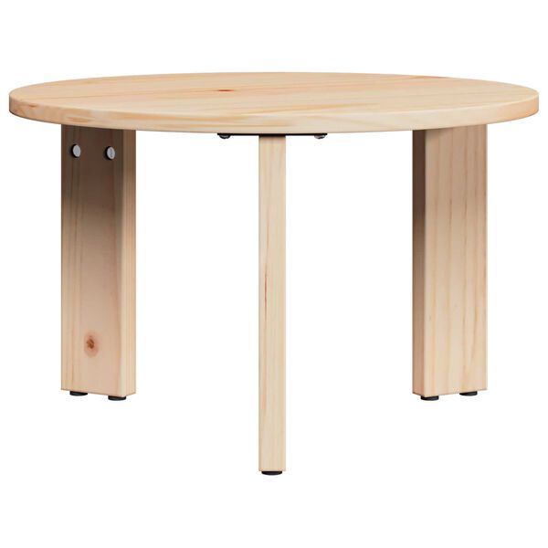 vidaXL Τραπεζάκι σαλονιού 3 pcs Φυσικό 47.5 x 47.5 x 27 εκ.