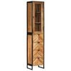 vidaXL &Nu;&tau;&omicron;&upsilon;&lambda;ά&pi;&iota; &Mu;&pi;ά&nu;&iota;&omicron;&upsilon; 40x27x190 &epsilon;&kappa;. &Sigma;ί&delta;&eta;&rho;&omicron; &kappa;&alpha;&iota; &Mu;&alpha;&sigma;ί&phi; &Xi;ύ&lambda;&omicron; &Alpha;&kappa;&alpha;&kappa;ί&alpha;&sigmaf;