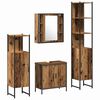 vidaXL &Sigma;&epsilon;&tau; &Epsilon;&pi;ί&pi;&lambda;&omega;&nu; &Mu;&pi;ά&nu;&iota;&omicron;&upsilon; &mu;&epsilon; &rho;ά&phi;&iota; 4 pcs &Kappa;&alpha;&phi;έ 33 x 33 x 185.5 &epsilon;&kappa;
