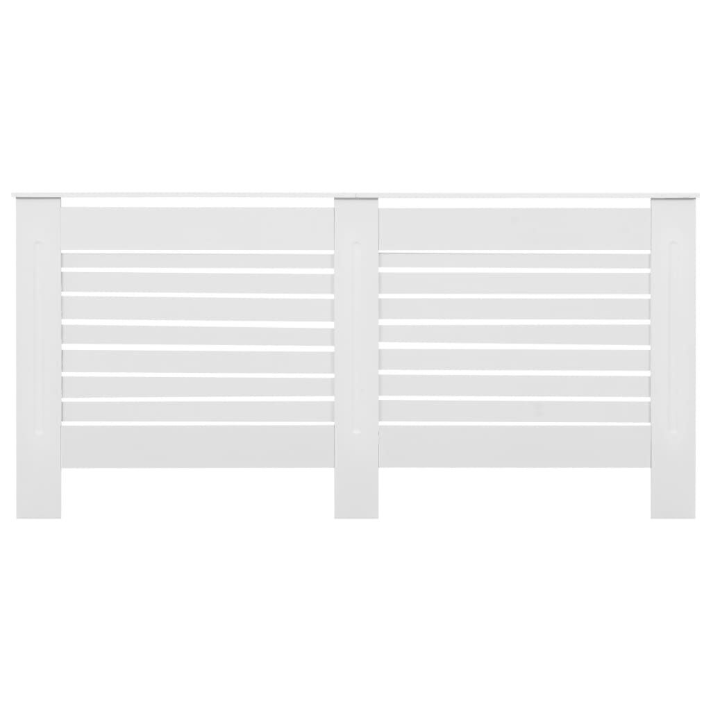 vidaXL Κάλυμμα Καλοριφέρ Λευκό 172 x 19 x 81,5 εκ. από MDF