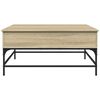 vidaXL Τραπεζάκι Σαλονιού Sonoma Δρυς 95x95x45 εκ Επεξ. Ξύλο + Μέταλλο
