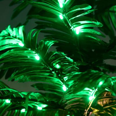 vidaXL Δέντρο Φοίνικας με 252 LED Θερμό Λευκό 400 εκ.