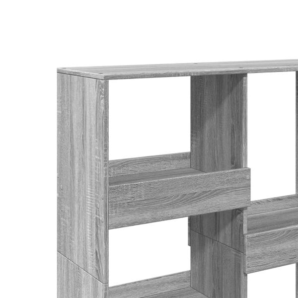 vidaXL Βιβλιοθήκη/Διαχωριστικό Χώρου Γκρι 100x33x115 εκ. Επεξ. Ξύλο