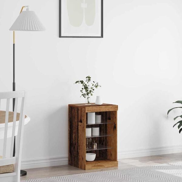 vidaXL &Pi;&lambda;&epsilon;&upsilon;&rho;&iota;&kappa;ό &Tau;&rho;&alpha;&pi;έ&zeta;&iota; LED &Pi;&alpha;&lambda;&iota;ό &xi;ύ&lambda;&omicron; 41 x 37 x 67 &epsilon;&kappa;