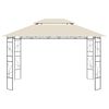 vidaXL Κιόσκι Κρεμ 4 x 3 x 2,7 μ. 160 γρ./μ²