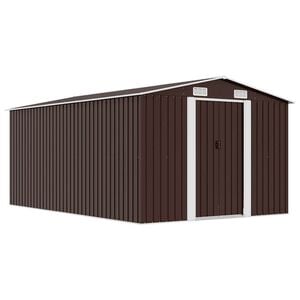vidaXL &Alpha;&pi;&omicron;&theta;ή&kappa;&eta; &Kappa;ή&pi;&omicron;&upsilon; &Pi;&rho;ά&sigma;&iota;&nu;&eta; 257 x 392 x 181 &epsilon;&kappa;. &alpha;&pi;ό &Mu;έ&tau;&alpha;&lambda;&lambda;&omicron;