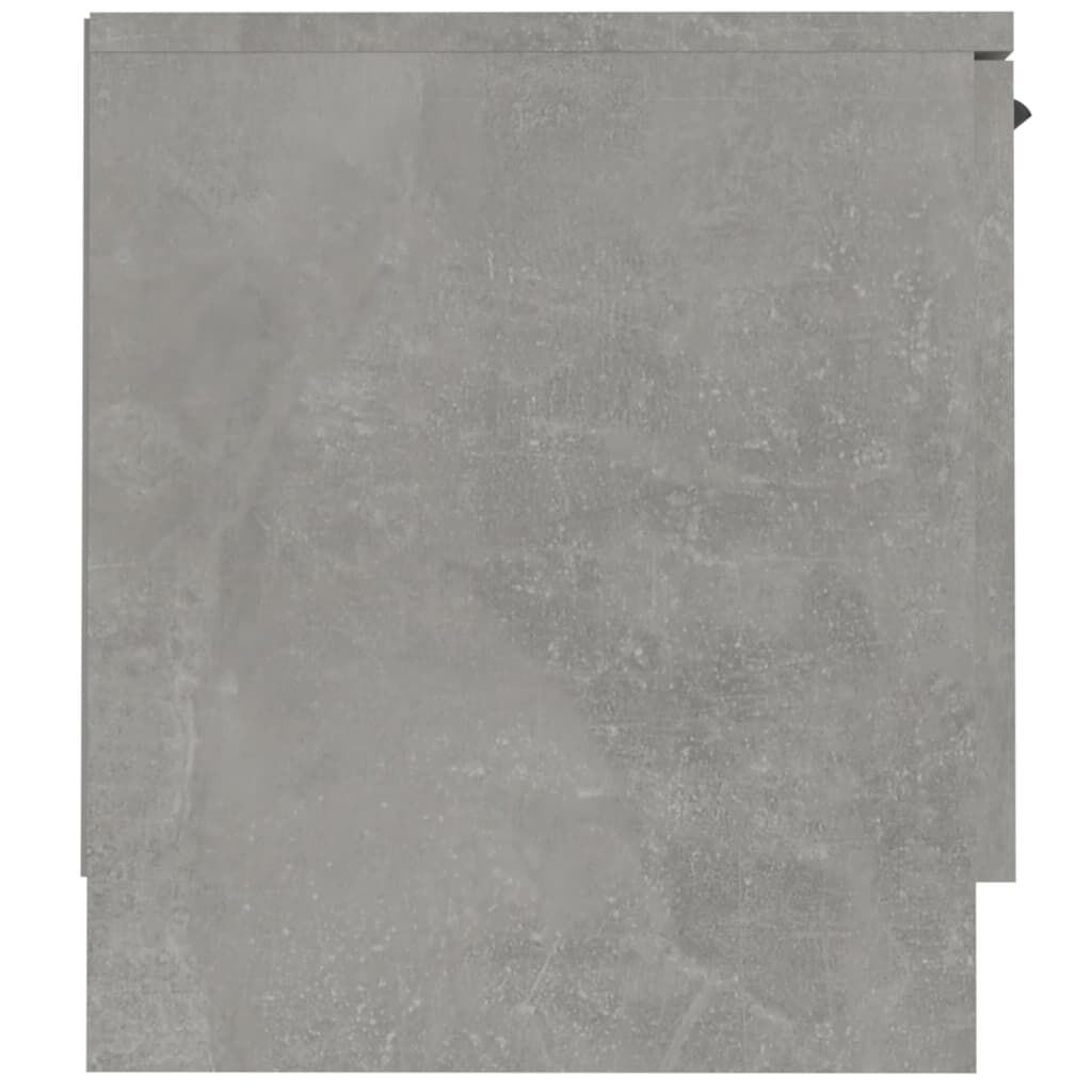 vidaXL Έπιπλο Τηλεόρασης Γκρι Σκυροδέματος 140x35x40 εκ. Επεξεργ. Ξύλο