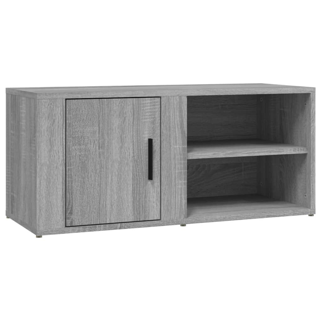 vidaXL Έπιπλο Τηλεόρασης Γκρι Sonoma 80x31,5x36 εκ. από Επεξεργ. Ξύλο