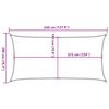vidaXL Πανί Σκίασης Taupe 2 x 3,5 μ. από HDPE 160 γρ./μ²