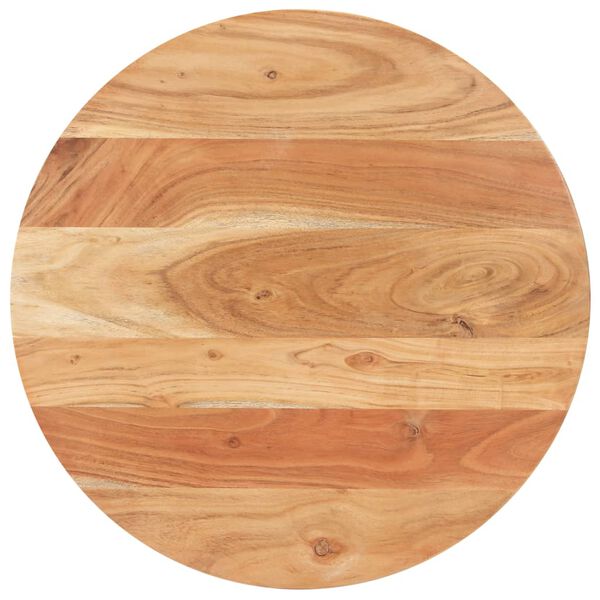 vidaXL Τραπέζι Bistro Ø60 x 76 εκ. Μασίφ Ξύλο Ακακίας