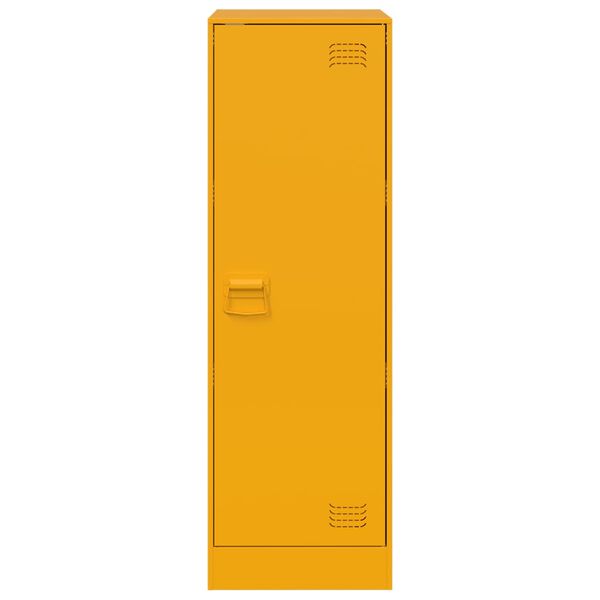 vidaXL Ντουλάπι Μουσταρδί 34,5x39x107 εκ. από Ατσάλι