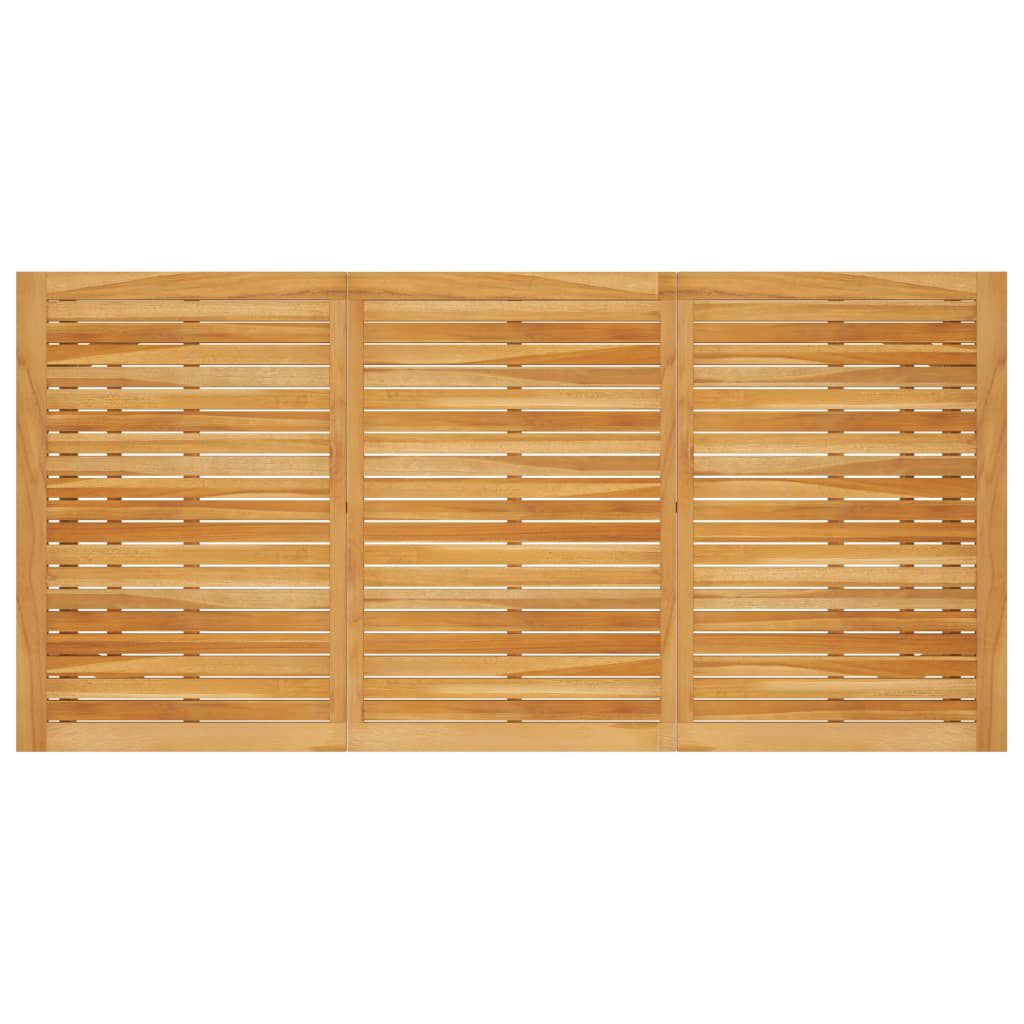vidaXL Τραπεζαρία Κήπου 206 x 100 x 74 εκ. από Μασίφ Ξύλο Ακακίας