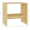 vidaXL Κομοδίνο 40 x 30,5 x 40 εκ. από Μασίφ Ξύλο Πεύκου