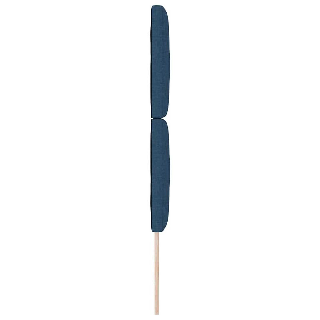 vidaXL Υφασμάτινο Κεφαλάρι Geometric με κεφαλάρι Μπλε 80 cm ύφασμα