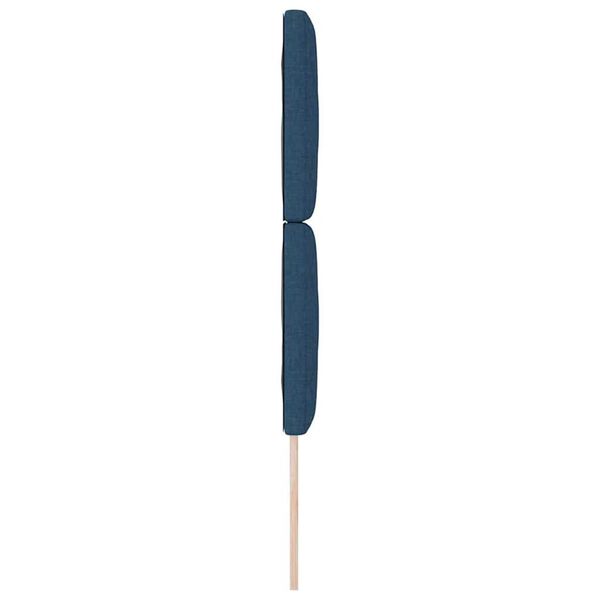 vidaXL Υφασμάτινο Κεφαλάρι Geometric με κεφαλάρι Μπλε 80 cm ύφασμα