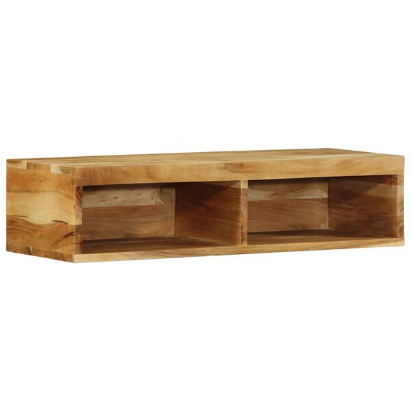 vidaXL Επίτοιχο ντουλάπι τηλεόρασης 80x30x19 cm Μασίφ ξύλο ακακίας