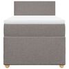 vidaXL &Kappa;&rho;&epsilon;&beta;ά&tau;&iota; Boxspring &mu;&epsilon; &Sigma;&tau;&rho;ώ&mu;&alpha; Taupe 80x200 &epsilon;&kappa;. &Upsilon;&phi;&alpha;&sigma;&mu;ά&tau;&iota;&nu;&omicron;