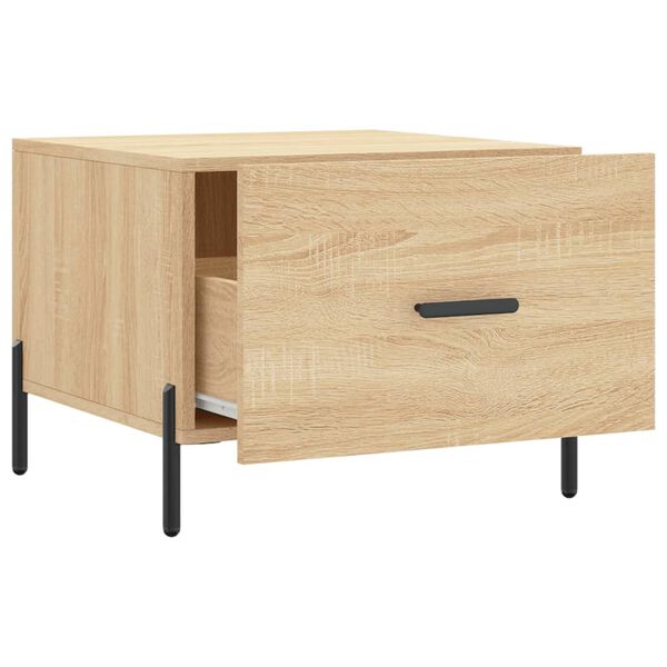 vidaXL Τραπεζάκια Σαλονιού 2 τεμ Sonoma Δρυς 50x50x40 εκ Επεξ. Ξύλο