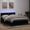vidaXL &Kappa;&rho;&epsilon;&beta;ά&tau;&iota; Boxspring &mu;&epsilon; &Sigma;&tau;&rho;ώ&mu;&alpha; & LED &Mu;&alpha;ύ&rho;&omicron; 1140x210 &epsilon;&kappa;. &Beta;&epsilon;&lambda;&omicron;ύ&delta;&iota;&nu;&omicron;
