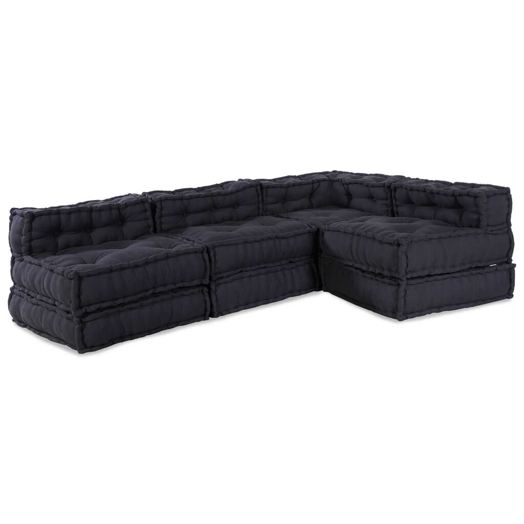 vidaXL Μαξιλάρι 4 pcs Ανθρακί 70 x 70 x 54 εκ Πολυεστέρας