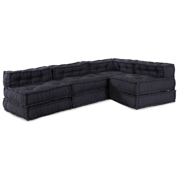 vidaXL Μαξιλάρι 4 pcs Ανθρακί 70 x 70 x 54 εκ Πολυεστέρας
