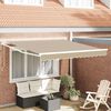 vidaXL Σκηνίτσα Αναδιπλούμενη Μπεζ 350 x 250 εκ ύφασμα