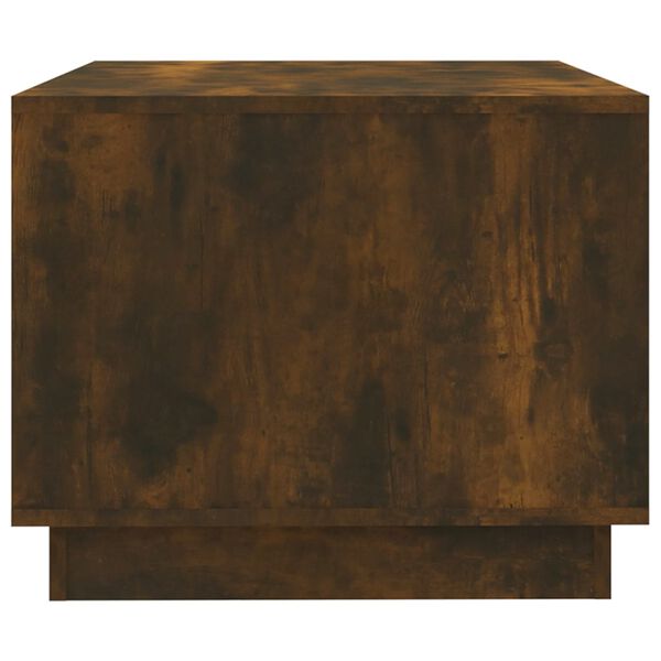 vidaXL Τραπεζάκι Σαλονιού Καπνιστή Δρυς 102,5x55x44 εκ. Επεξ. Ξύλο