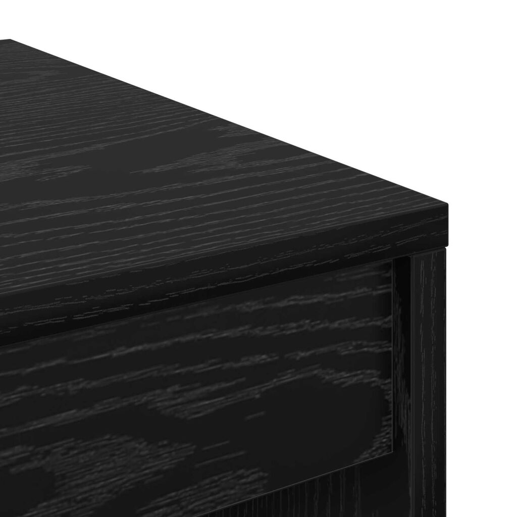vidaXL Γραφείο Μαύρη δρυς 60 x 40 x 76 εκ. Επεξεργασμένο ξύλο
