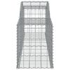 vidaXL Συρματοκιβώτια Τοξωτά 4 τεμ. 300x50x60/80 εκ. Γαλβαν. Ατσάλι