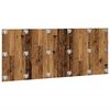 vidaXL κεφαλάρι κρεβατιού Παλιό ξύλο 200x1,5x80 cm Κατασκευασμένο ξύλο