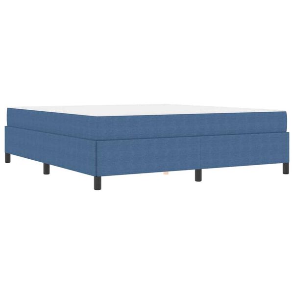 vidaXL Σκελετός Κρεβατιού Μπλε 180 x 200 cm Βελούδο