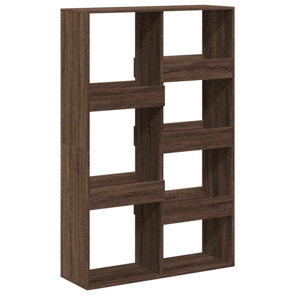 vidaXL Βιβλιοθήκη Καφέ Δρυς 100x33x155,5 εκ. από Επεξεργασμένο Ξύλο