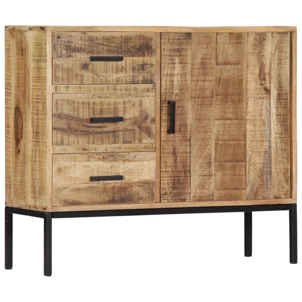 vidaXL Ντουλάπι με Συρτάρια 88 x 30 x 71 εκ. από Μασίφ Ξύλο Μάνγκο