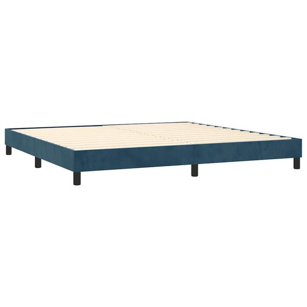 vidaXL &Kappa;&rho;&epsilon;&beta;ά&tau;&iota; Boxspring &mu;&epsilon; &Sigma;&tau;&rho;ώ&mu;&alpha; &Sigma;&kappa;&omicron;ύ&rho;&omicron; &Mu;&pi;&lambda;&epsilon; 200x200 &epsilon;&kappa;. &Beta;&epsilon;&lambda;&omicron;ύ&delta;&iota;&nu;&omicron;