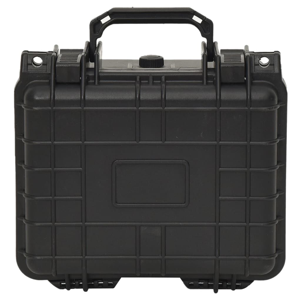 vidaXL Θήκη Πτήσης Φορητή Μαύρη 27 x 25 x 18 εκ. από Πολυπροπυλένιο