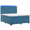 vidaXL &Kappa;&rho;&epsilon;&beta;ά&tau;&iota; box spring &mu;&epsilon; &sigma;&tau;&rho;ώ&mu;&alpha; &Mu;&pi;&lambda;&epsilon; 160 x 200 cm &Beta;&epsilon;&lambda;&omicron;ύ&delta;&omicron;