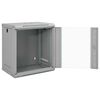 vidaXL Ντουλάπα δικτύου με αποθήκευση Γκρι 53 x 45 x 60 εκ Ατσάλι