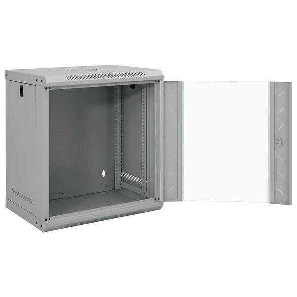 vidaXL Ντουλάπα δικτύου με αποθήκευση Γκρι 53 x 45 x 60 εκ Ατσάλι