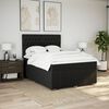 vidaXL &Kappa;&rho;&epsilon;&beta;ά&tau;&iota; Boxspring &mu;&epsilon; &Sigma;&tau;&rho;ώ&mu;&alpha; &Mu;&alpha;ύ&rho;&omicron; 140x190 &epsilon;&kappa;. &Upsilon;&phi;&alpha;&sigma;&mu;ά&tau;&iota;&nu;&omicron;